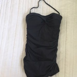 J crew one piece rouched swim suit